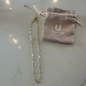 Uncommon James Silver Paperclip Chain Necklace